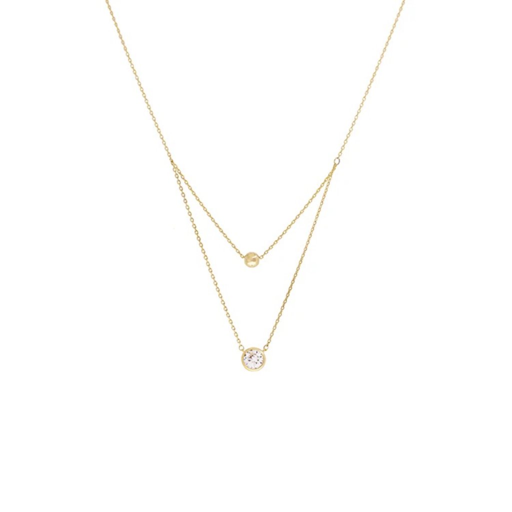 New Marlyn Schiff Double Layered Necklace 13$